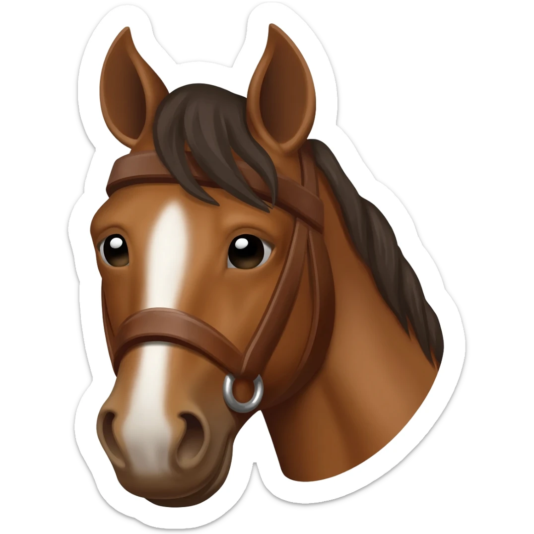 Focus only on the horses head, with blinders on it.  Add side blinders to the horse.  Put BLINDS on the horse to prevent distractions. sticker