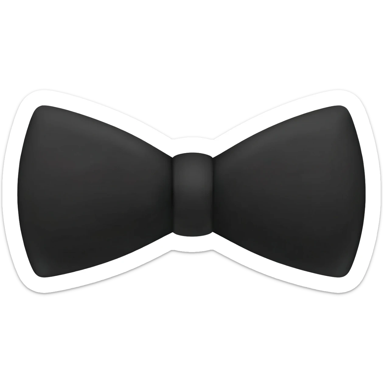 Lazo color negro sticker