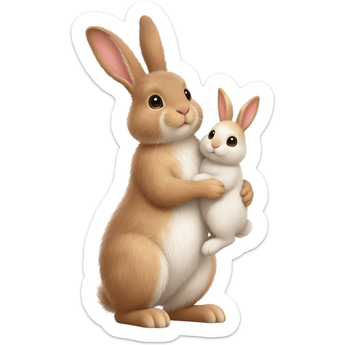 Bunny is my mommy sticker