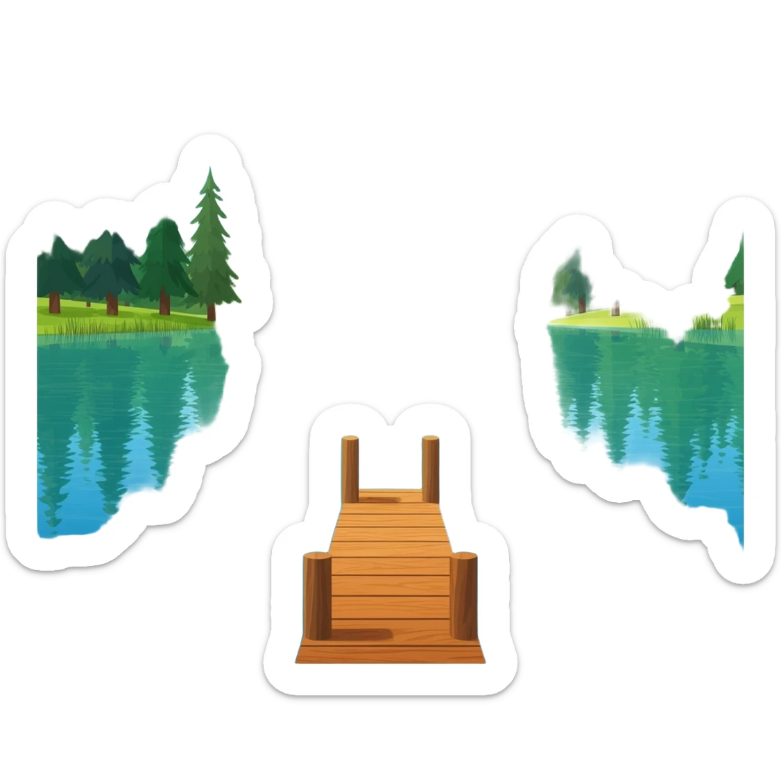 Reservoir an emoji art style sticker