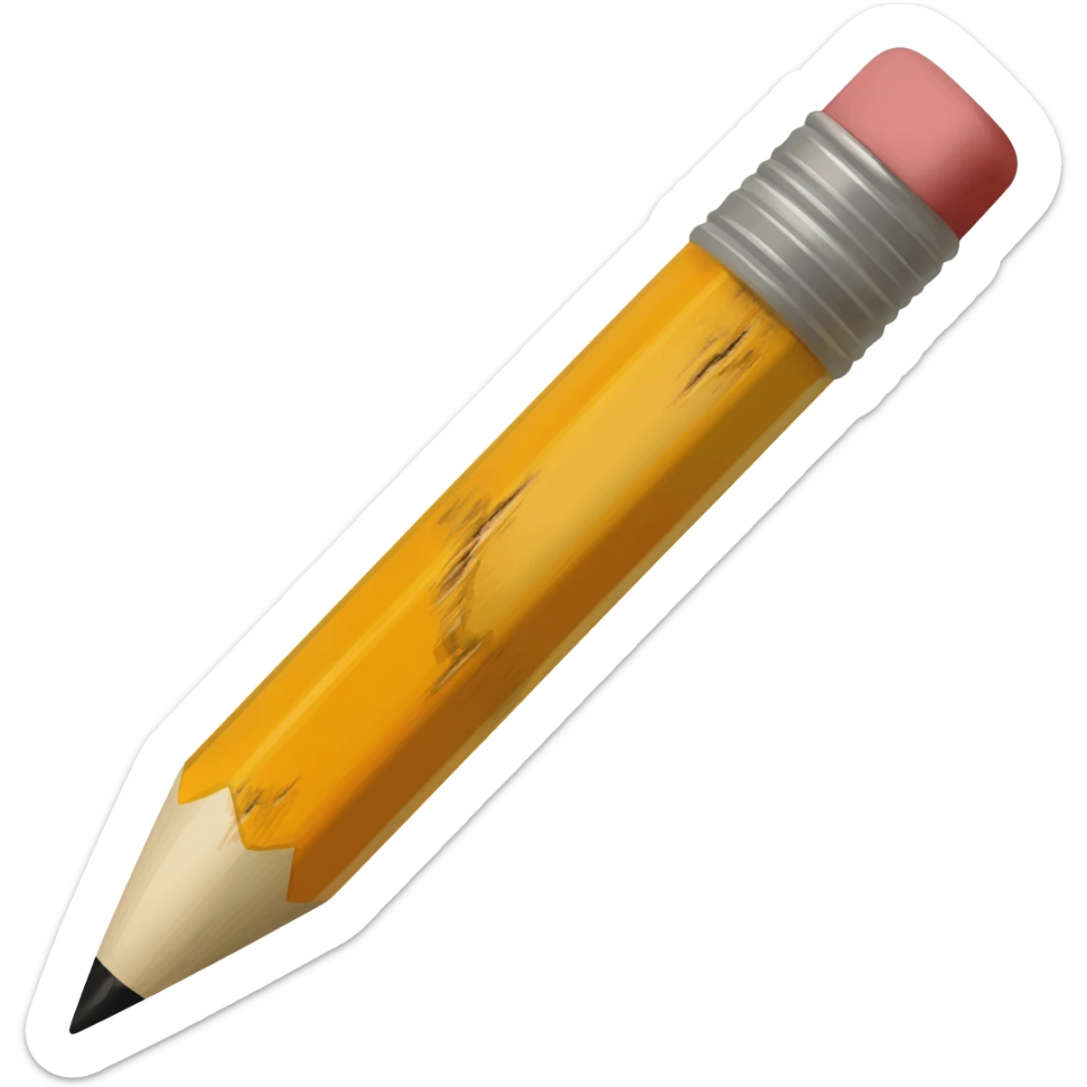 Pencil sticker