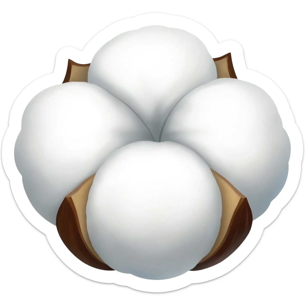 cotton fruit sticker