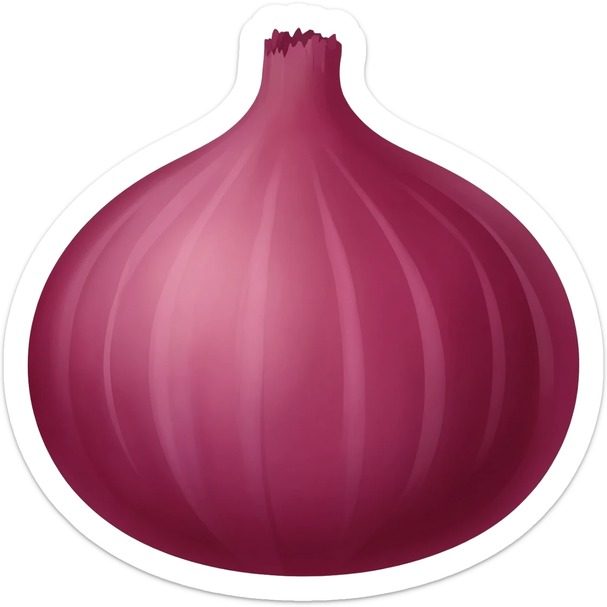 red onion sticker