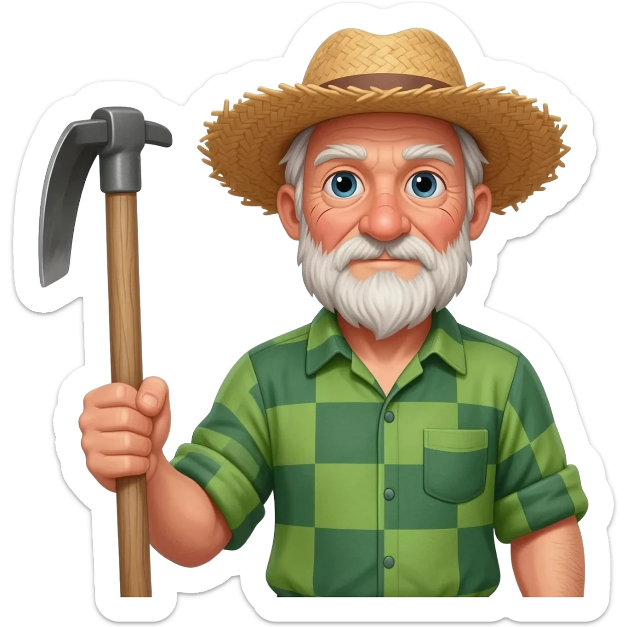 Farmer  from fairytale sticker