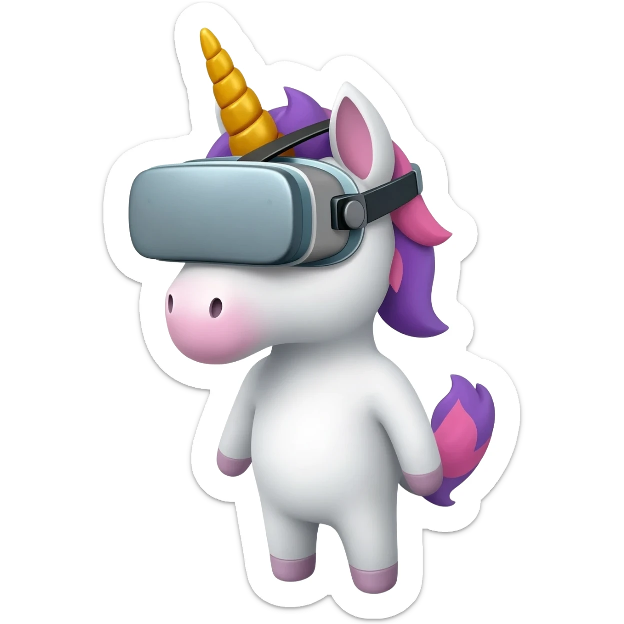unicorn vr sticker