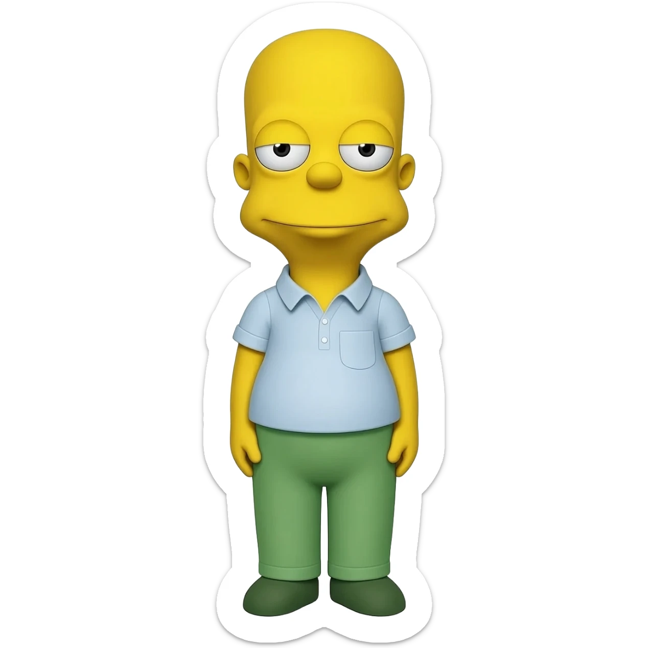homer simpson sticker
