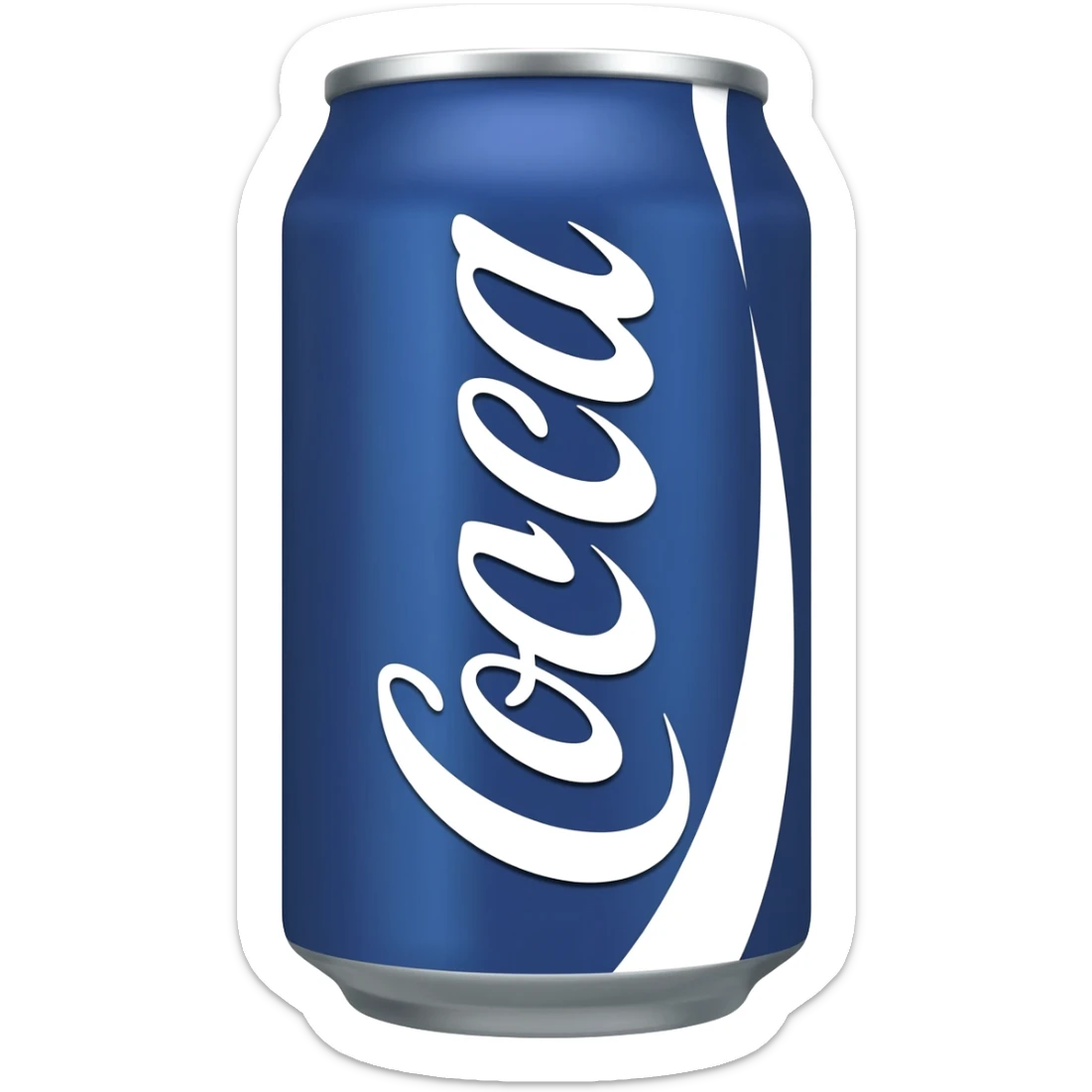 Soda can sticker