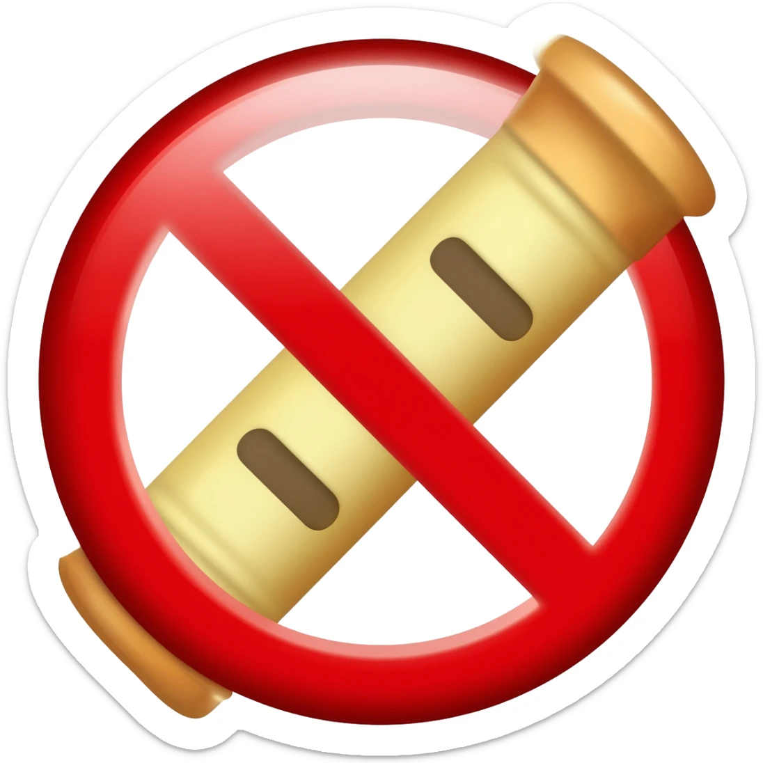 CREA UN EMOJI DE PROHIBIDO sticker