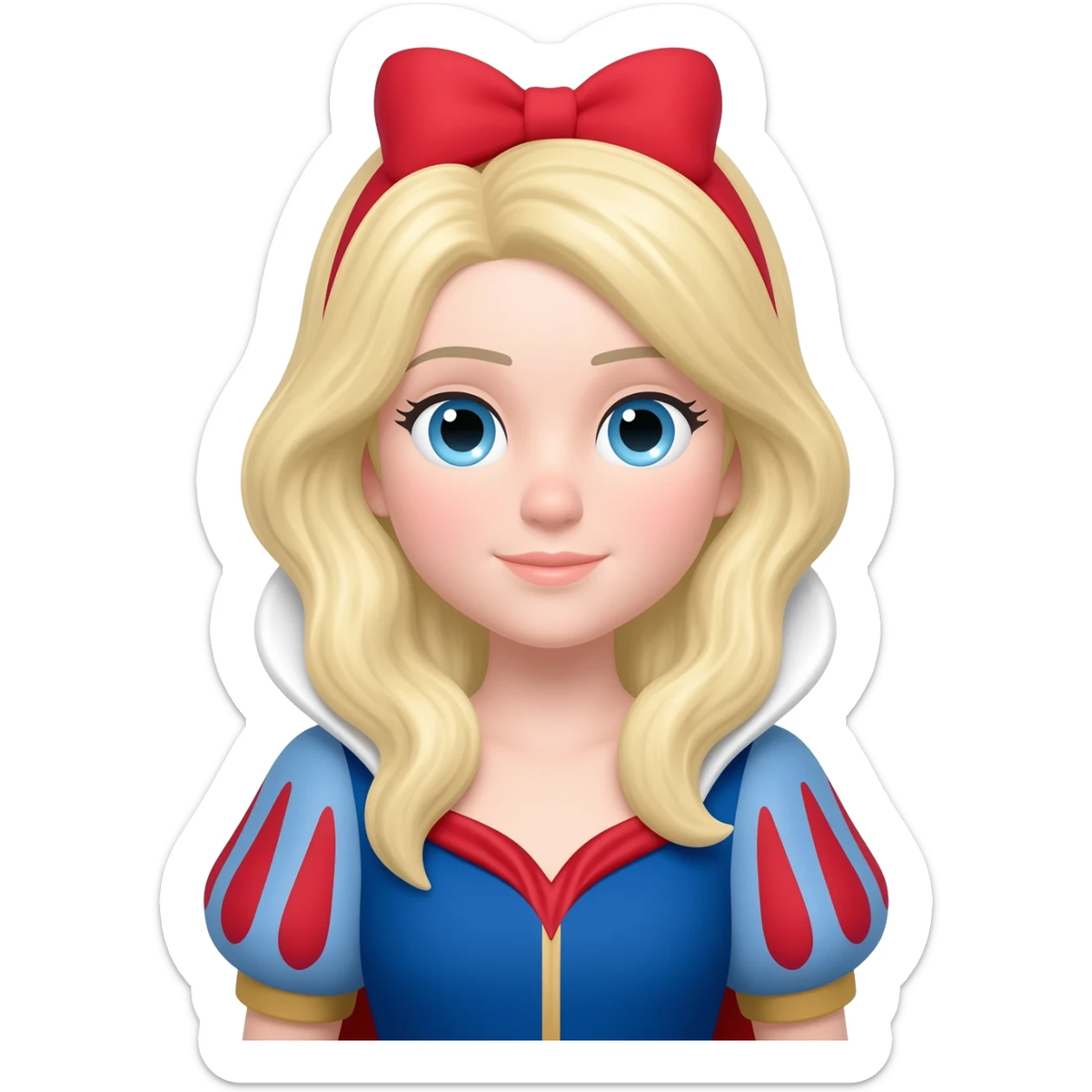 Une fille comme blanche neige sticker