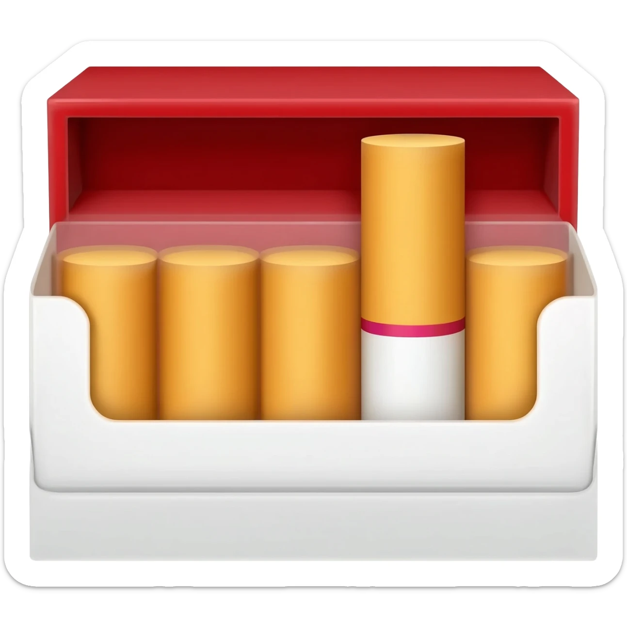 Marlboro red cigarettes sticker