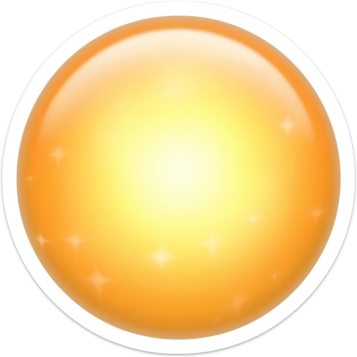 Ball of light fairy sticker