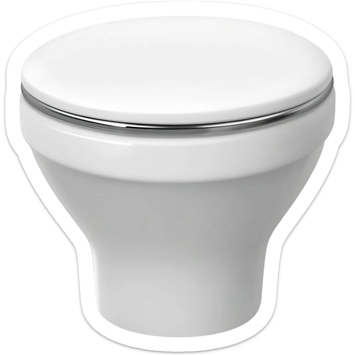 toilet bowl sticker
