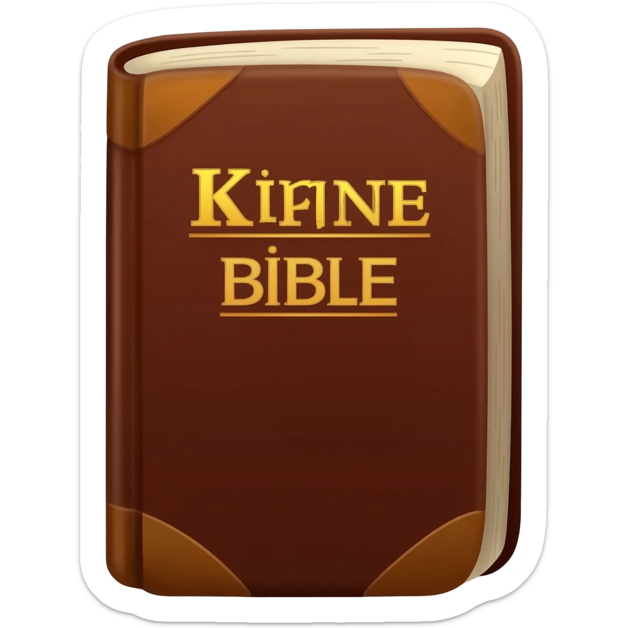 King James Bible sticker