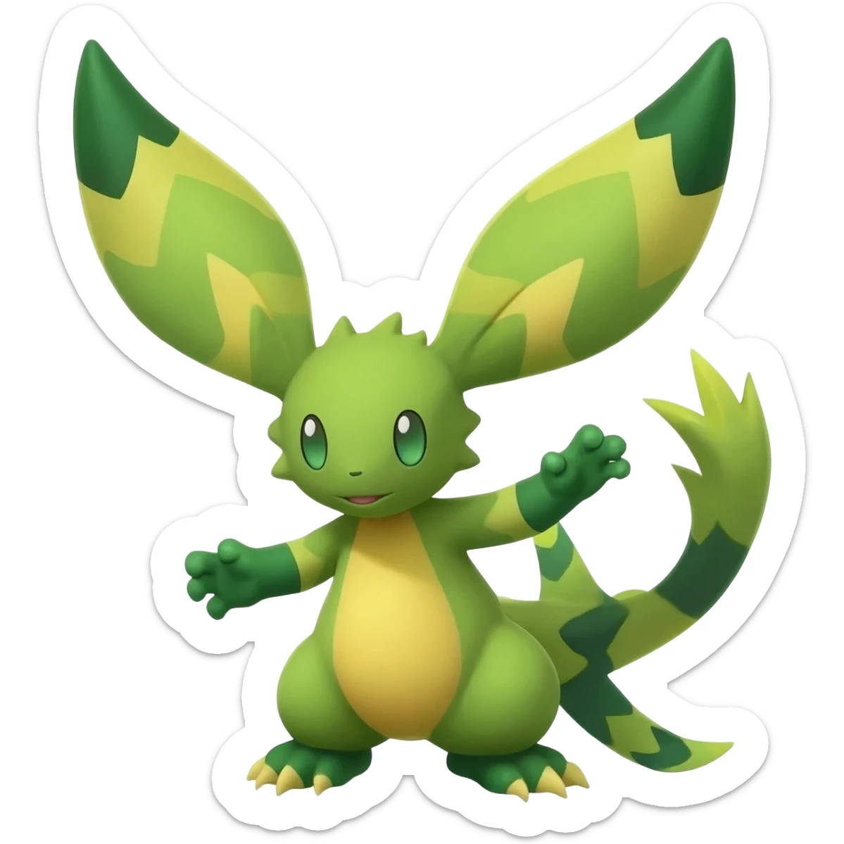  exotic Fakémon-Sergal-Pokémon-Vernid-creature sticker