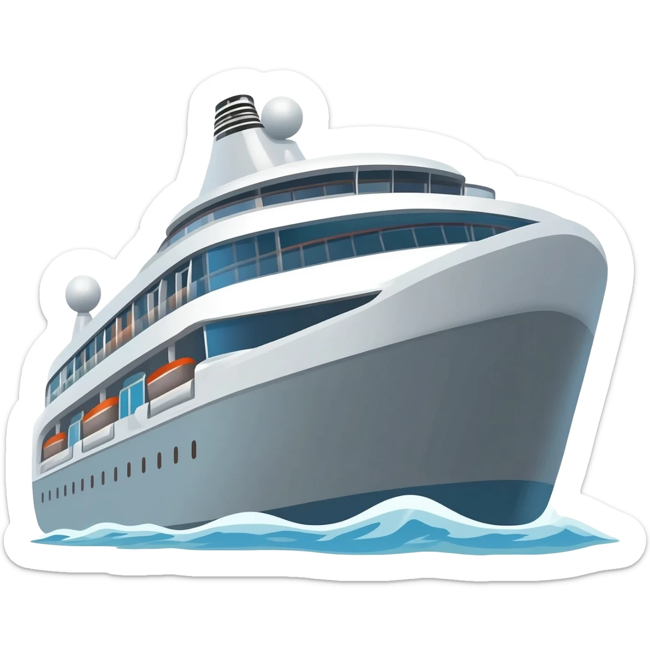 Cruise ship sticker