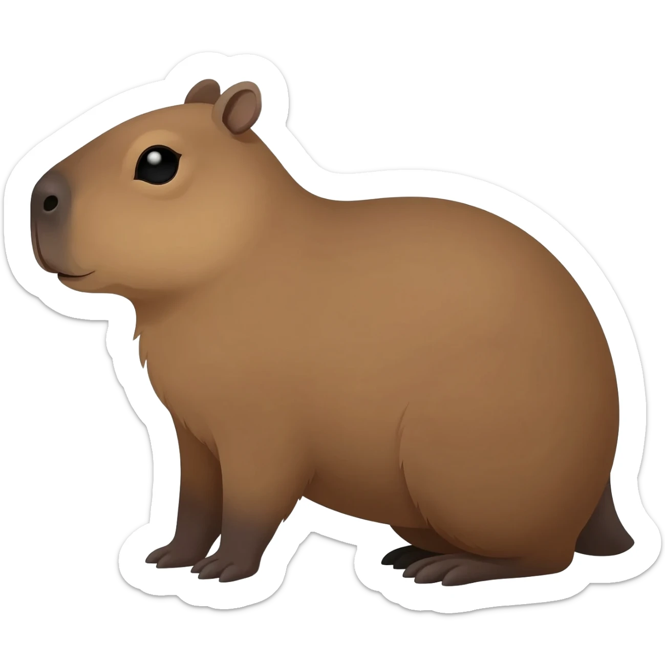 Capybara sticker