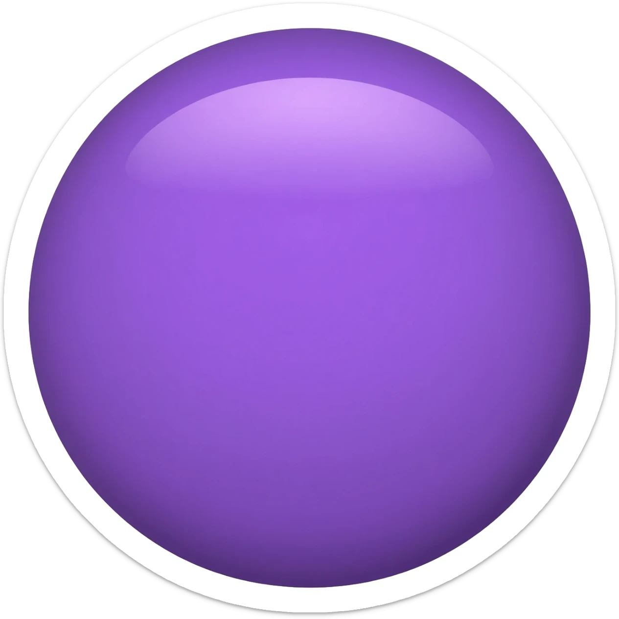 Purple color sticker