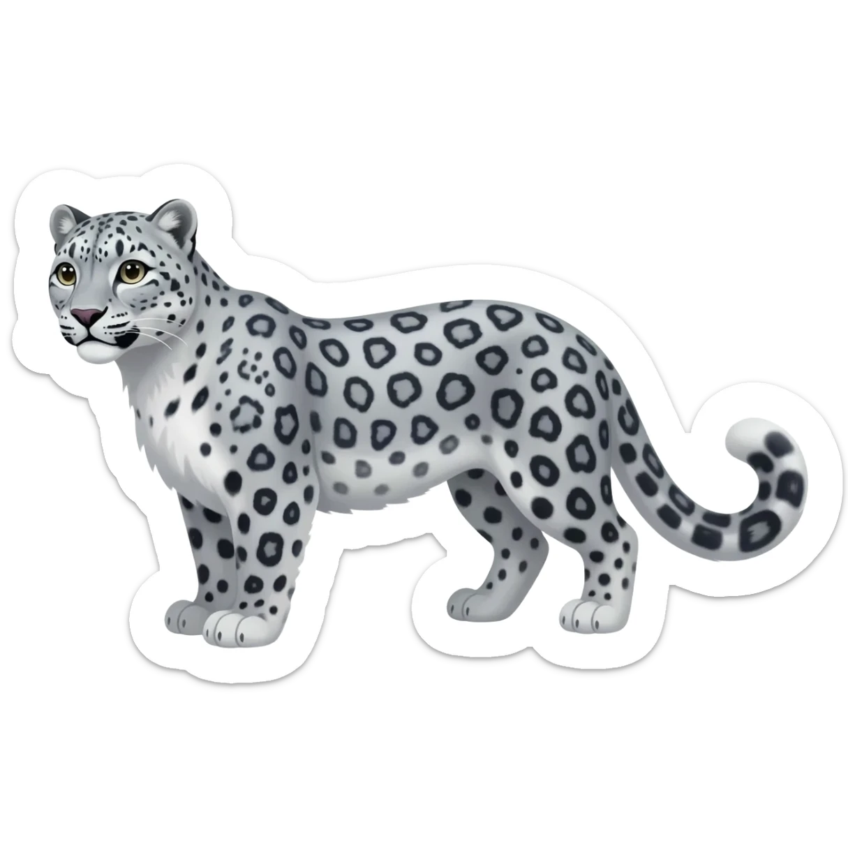 Snow Leopard sticker