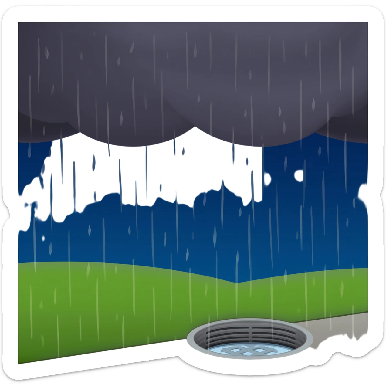 Storm Drain sticker