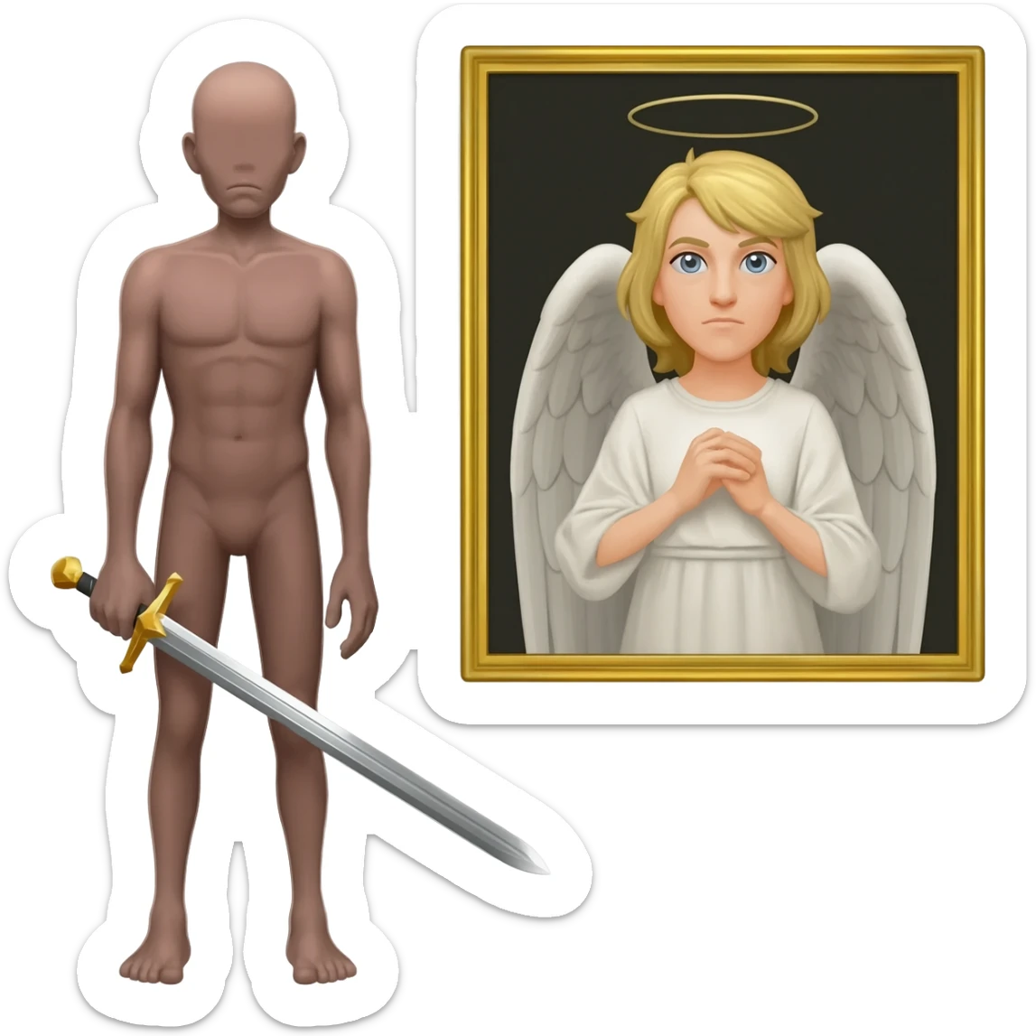 Otonari no Tenshi-sama ni Itsunomanika Dame Ningen ni Sareteita Ken sticker