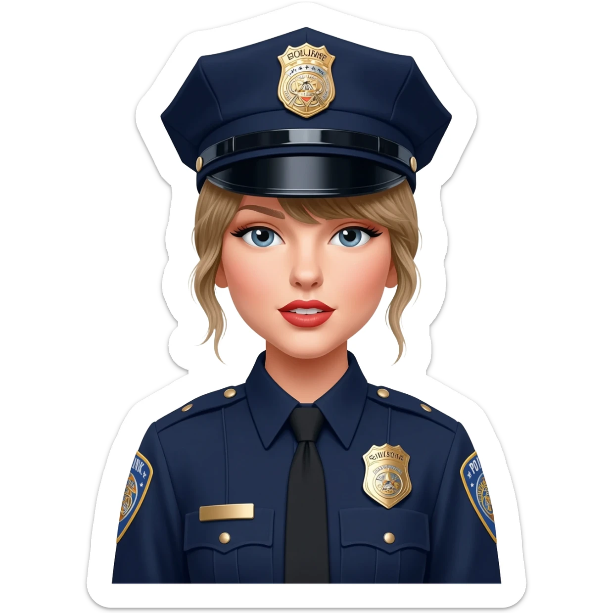 police taylow swift sticker