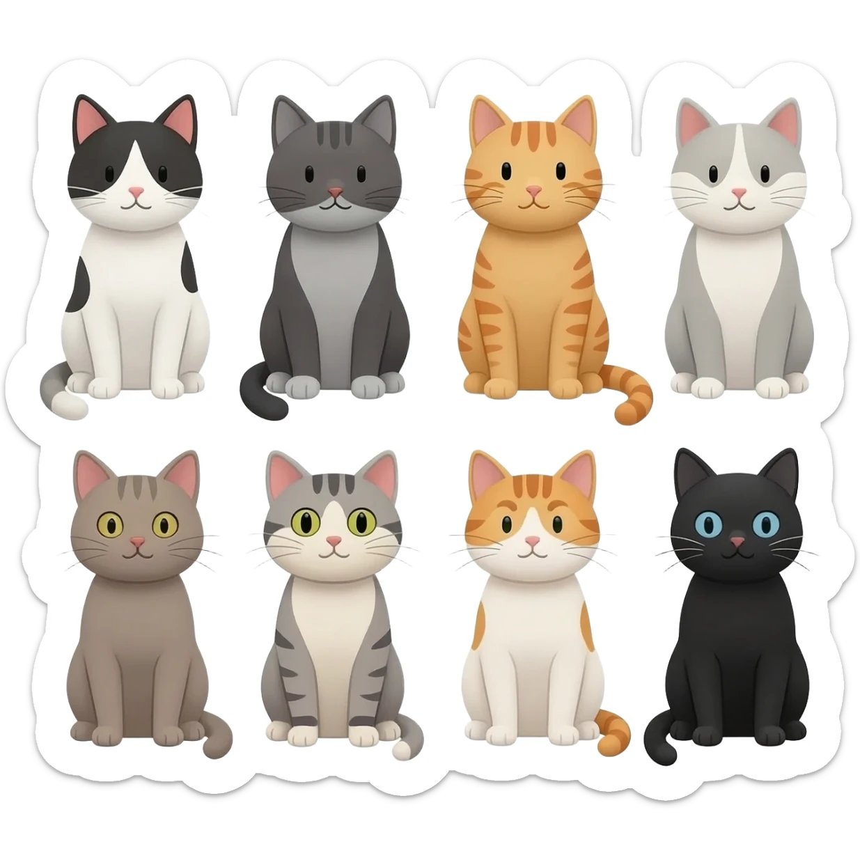 котик пак sticker