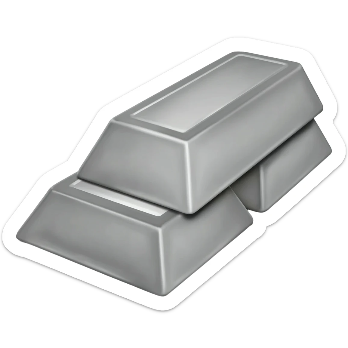 Silver bars sticker