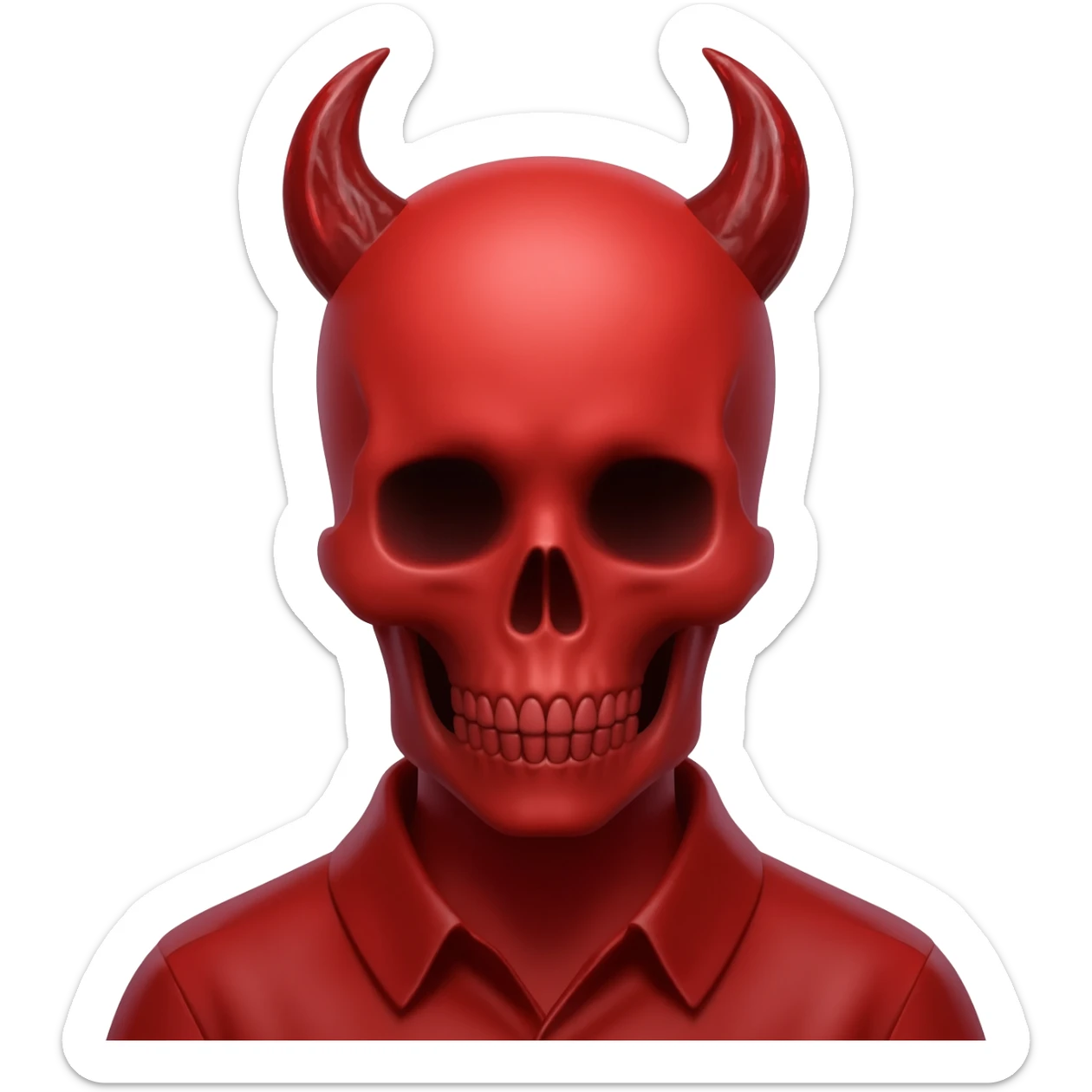 the devil and death sticker