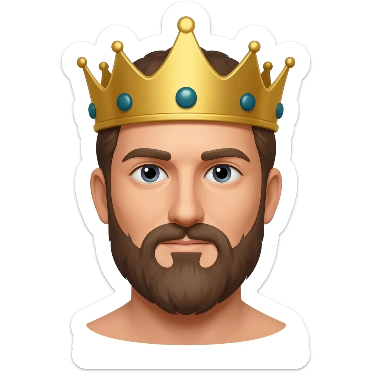 Alexander great with crown sticker