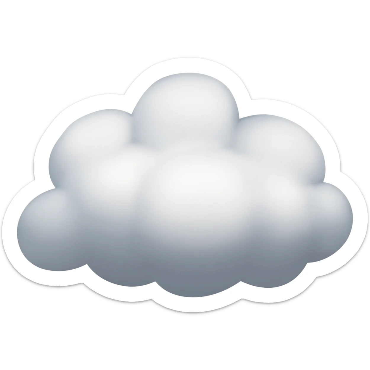 Cumulus sticker