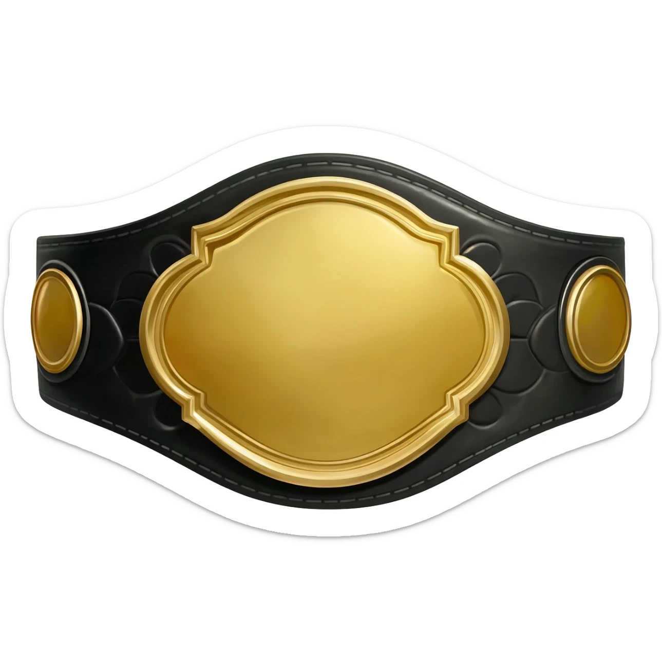 MMA belt sticker