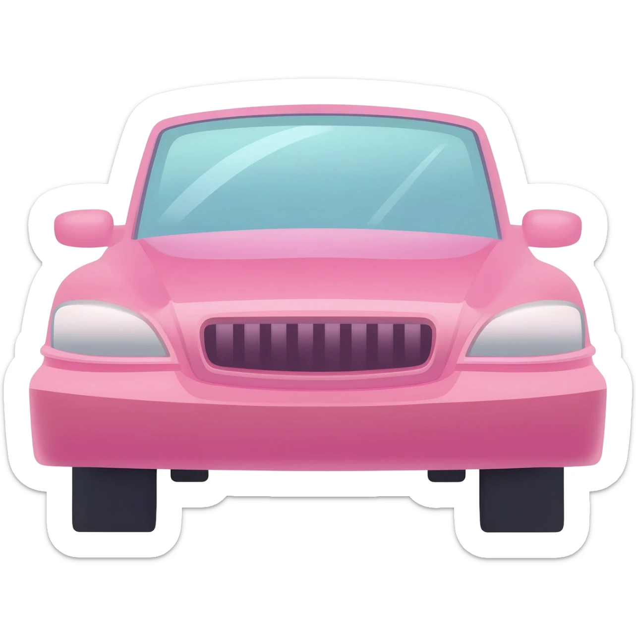 Limusina rosa sticker