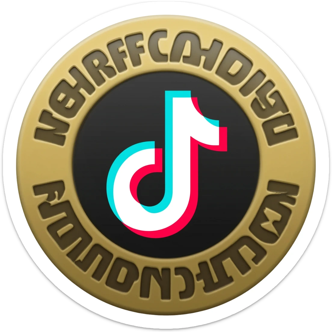 Quiero la verificasion yde tiktok sticker