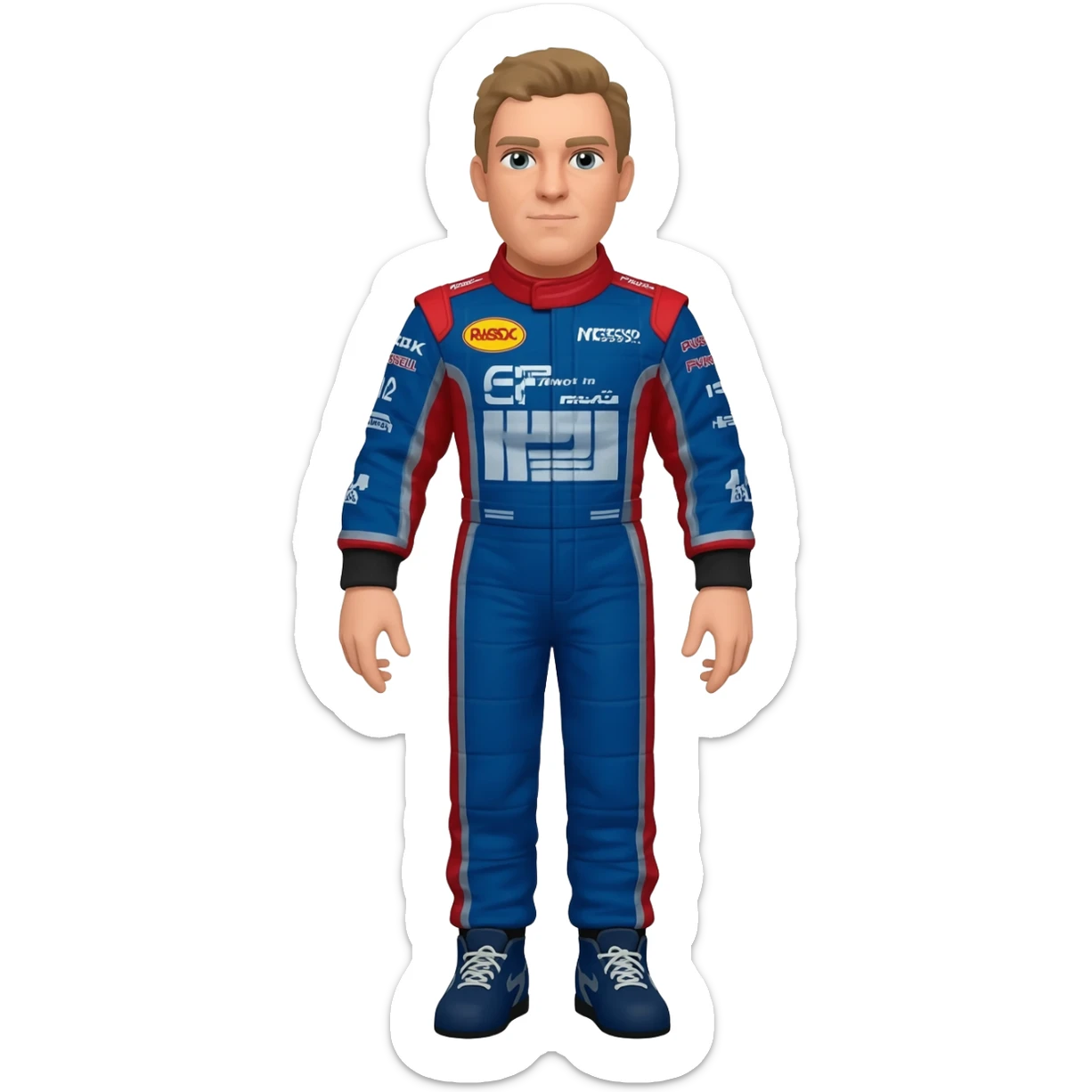 George Russel formula one sticker