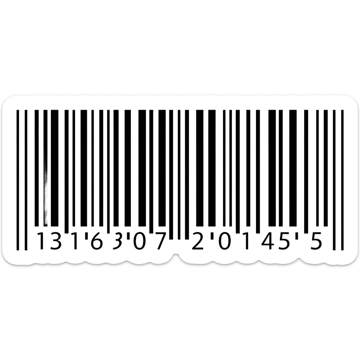 Barcode sticker