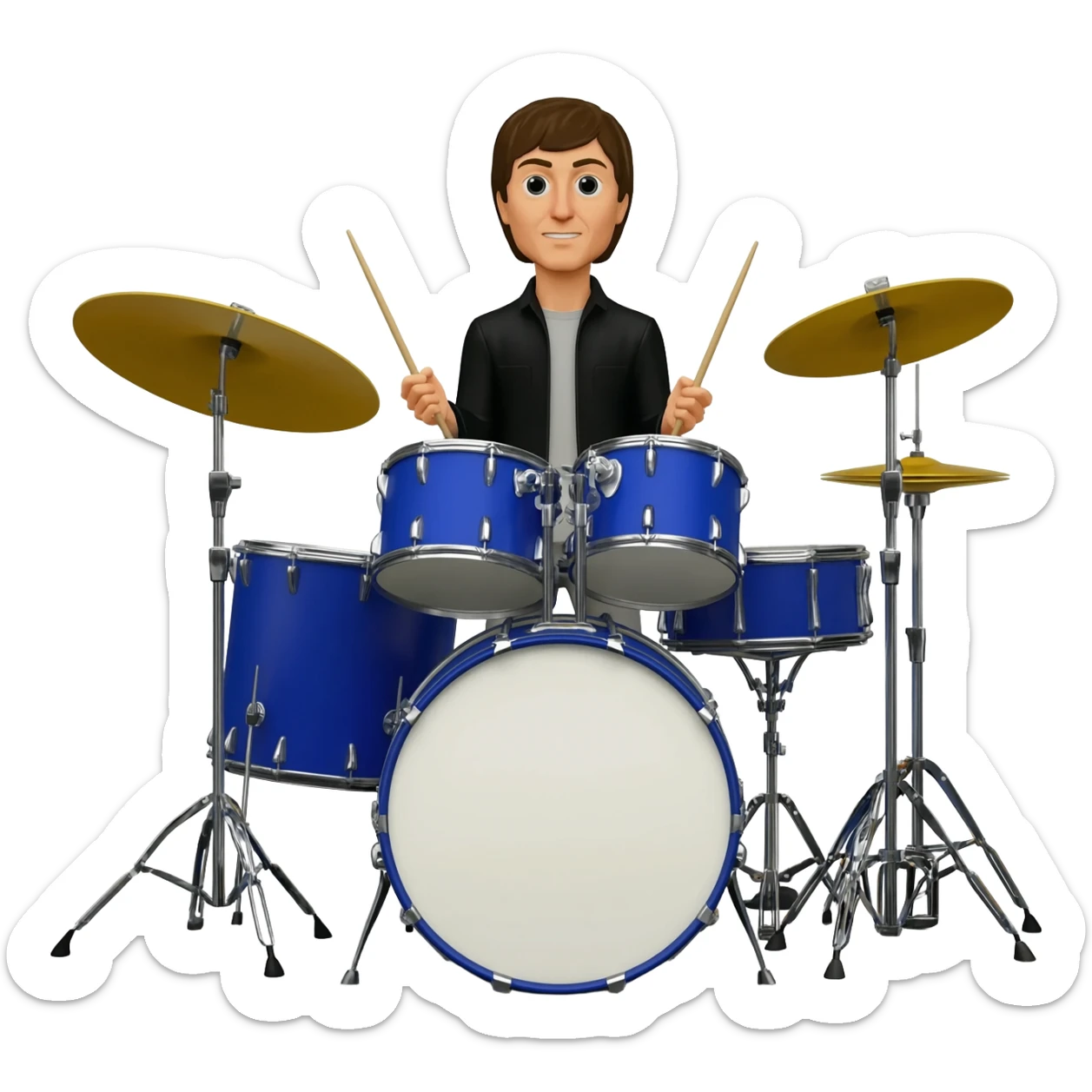 ringo on drums sticker