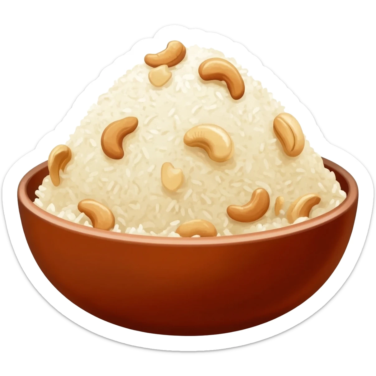 Sweet Pongal (Sakkarai Pongal) garnished with Cashews sticker