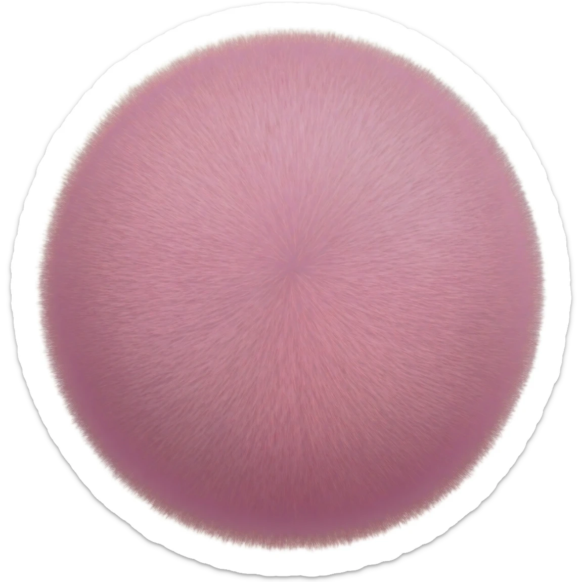 Pink Puff Ball sticker