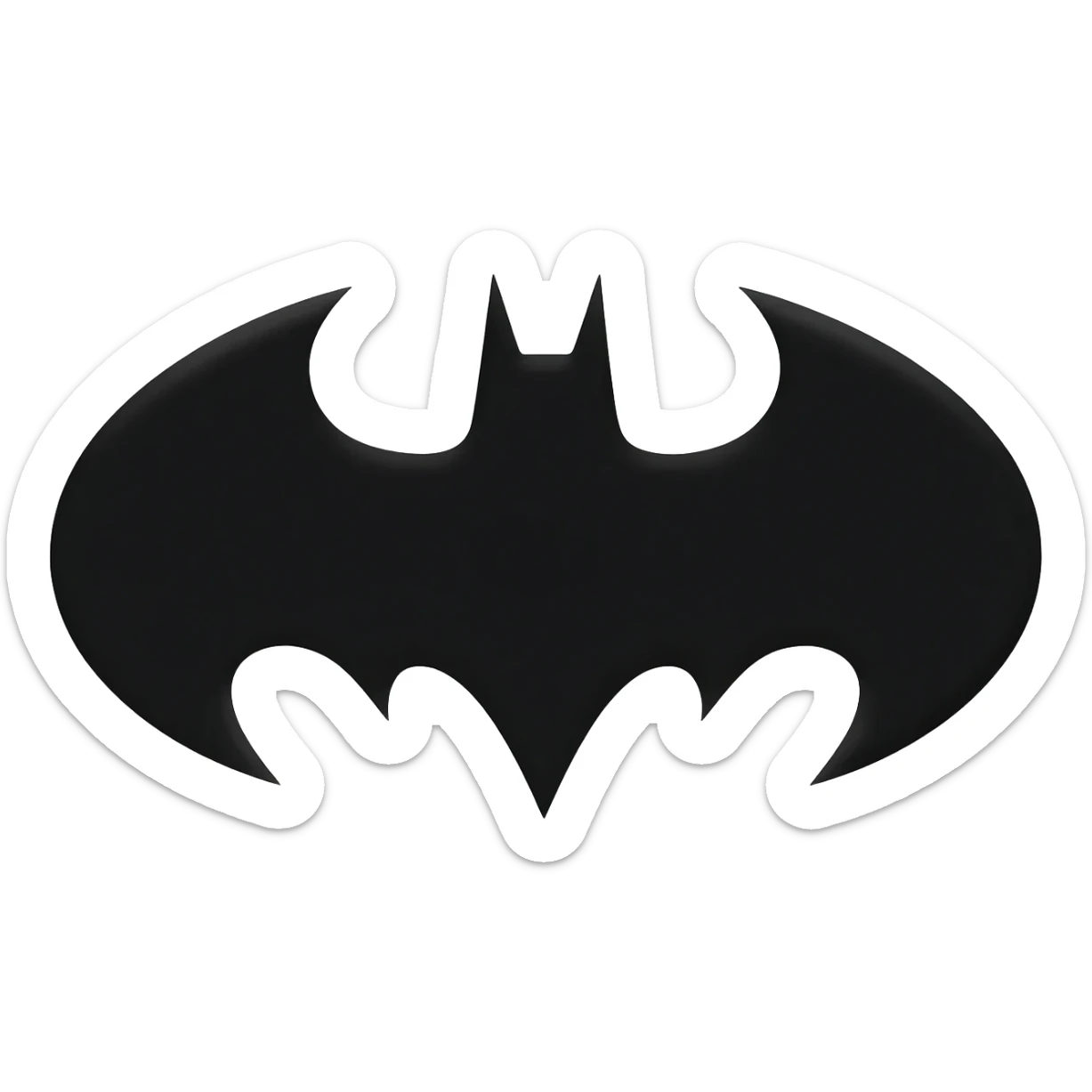 Batman real log of Batman begins I want that image in form of emoji so I can use it for my insta bio sticker
