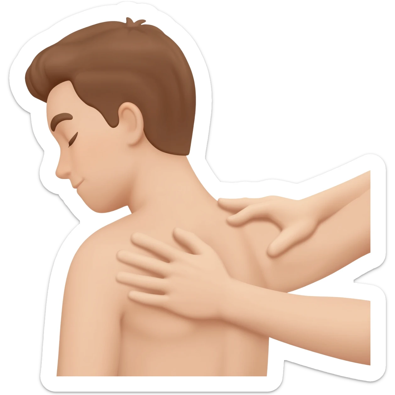 Massage sticker