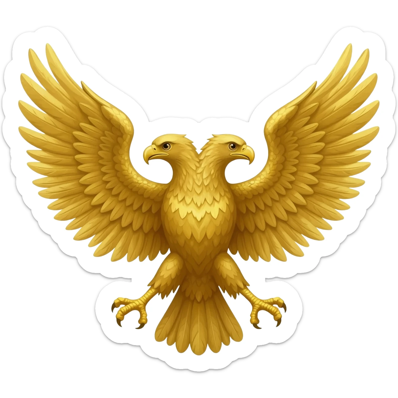 double headed eagle sticker