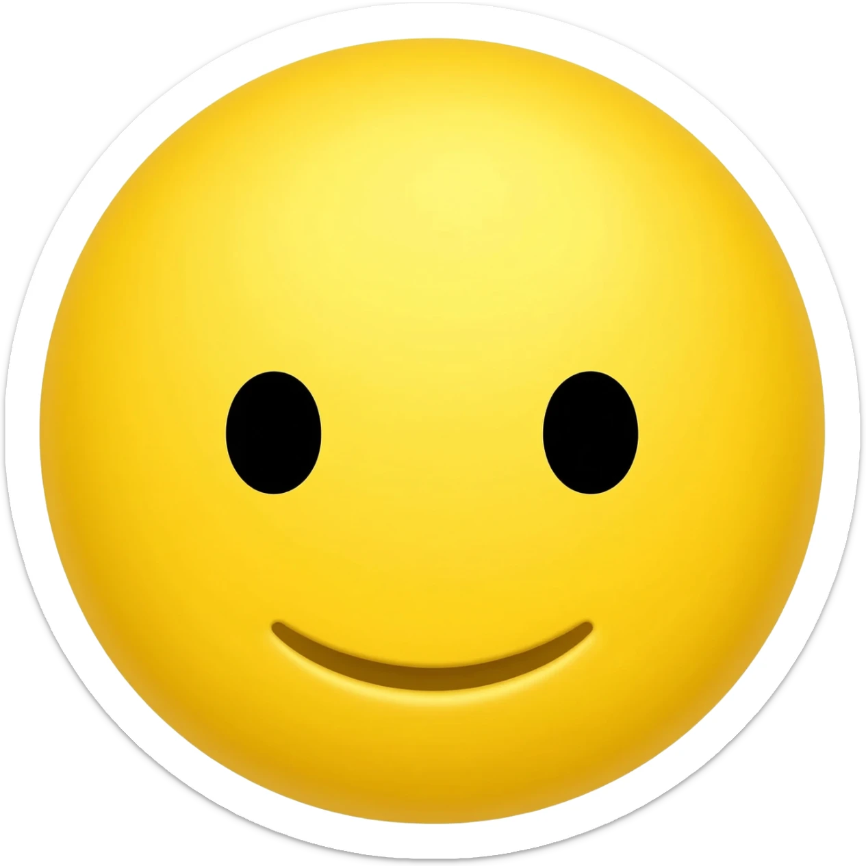 Yellow emoji adorable mad face sticker