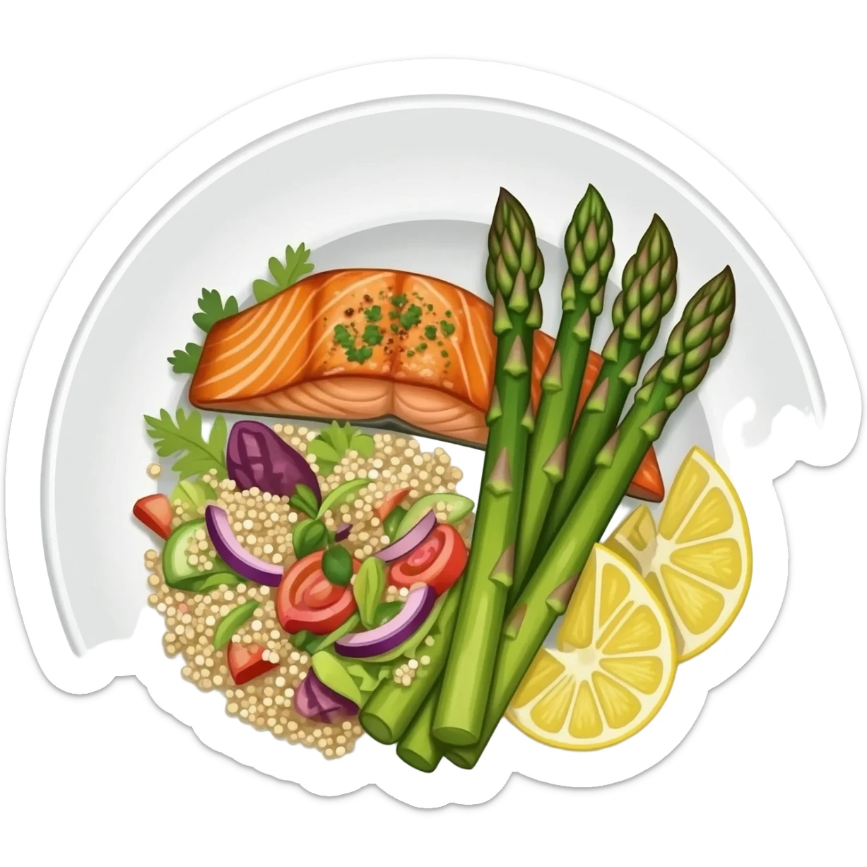 Yummy dinner sticker