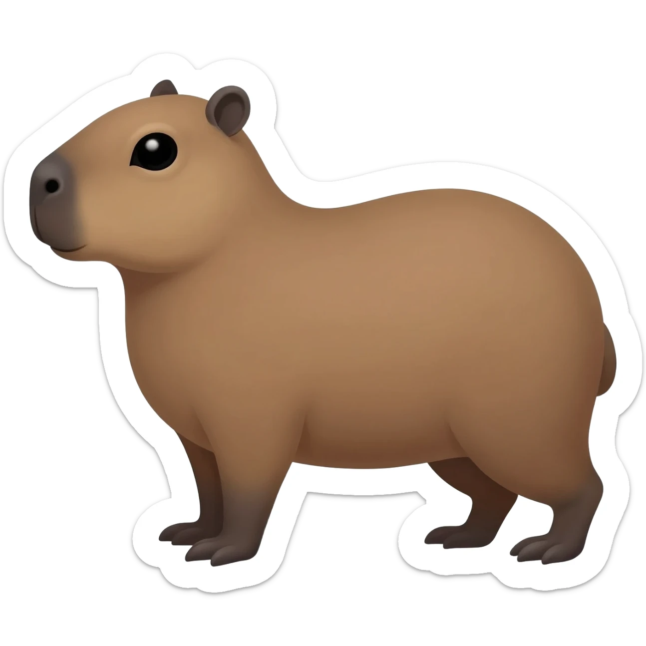 Animals capybara sticker