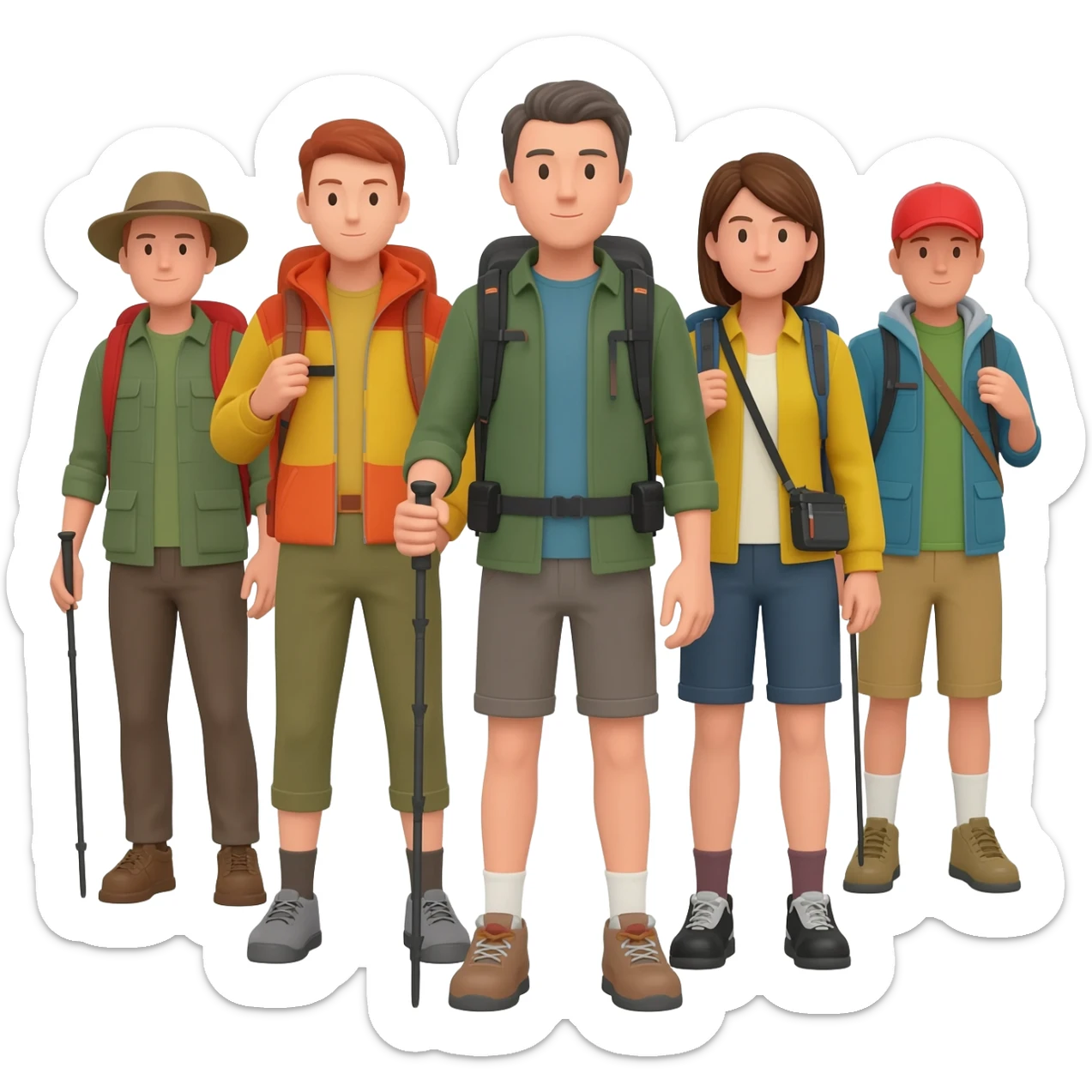 The active explorers sticker