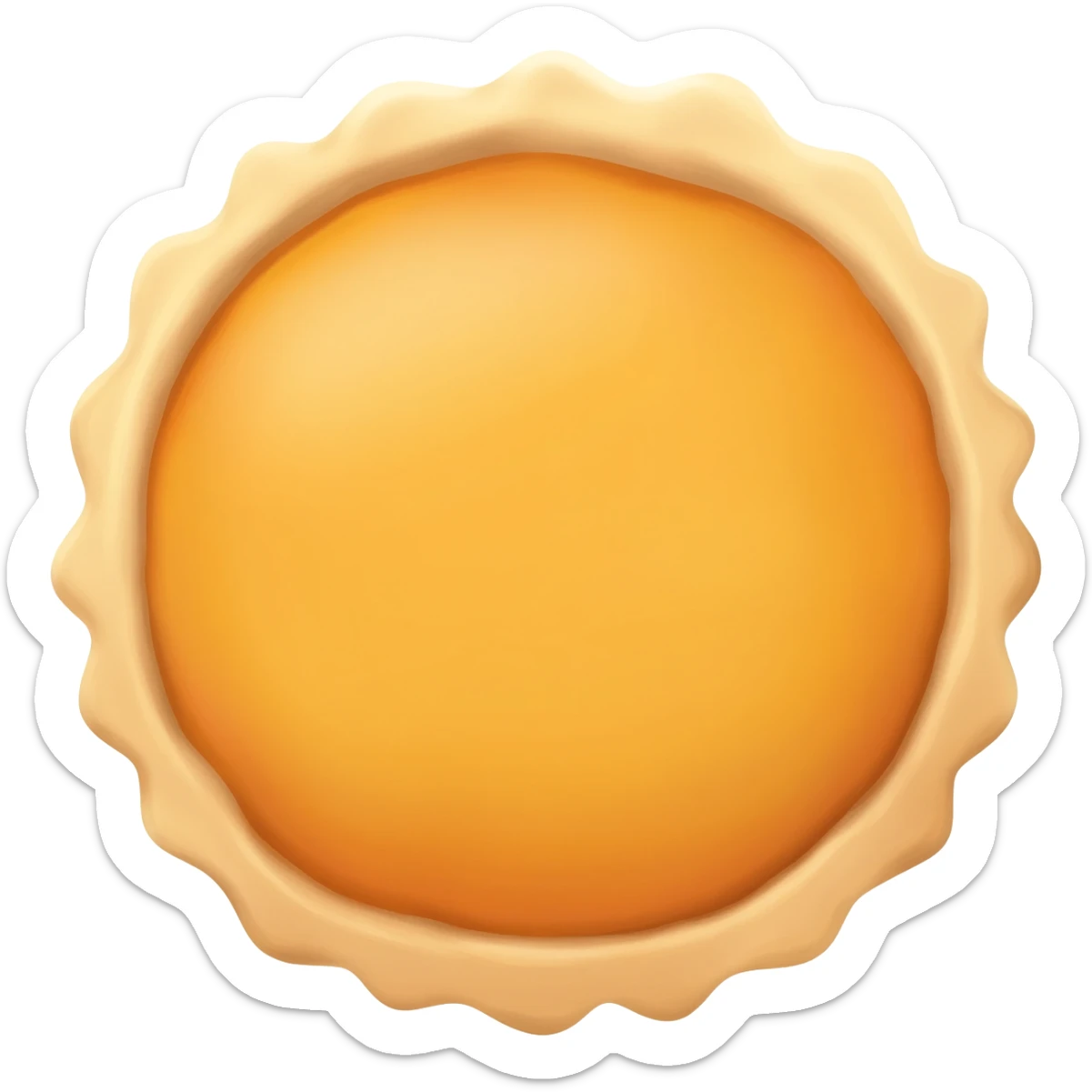 whole thanksgiving pie sticker