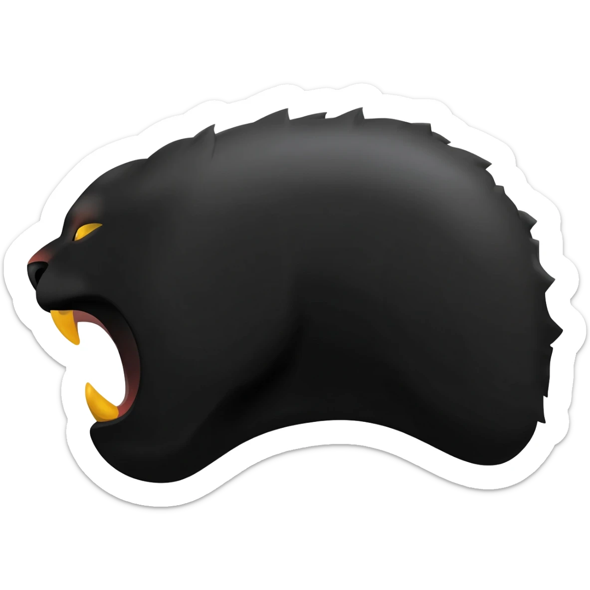 black panther sticker