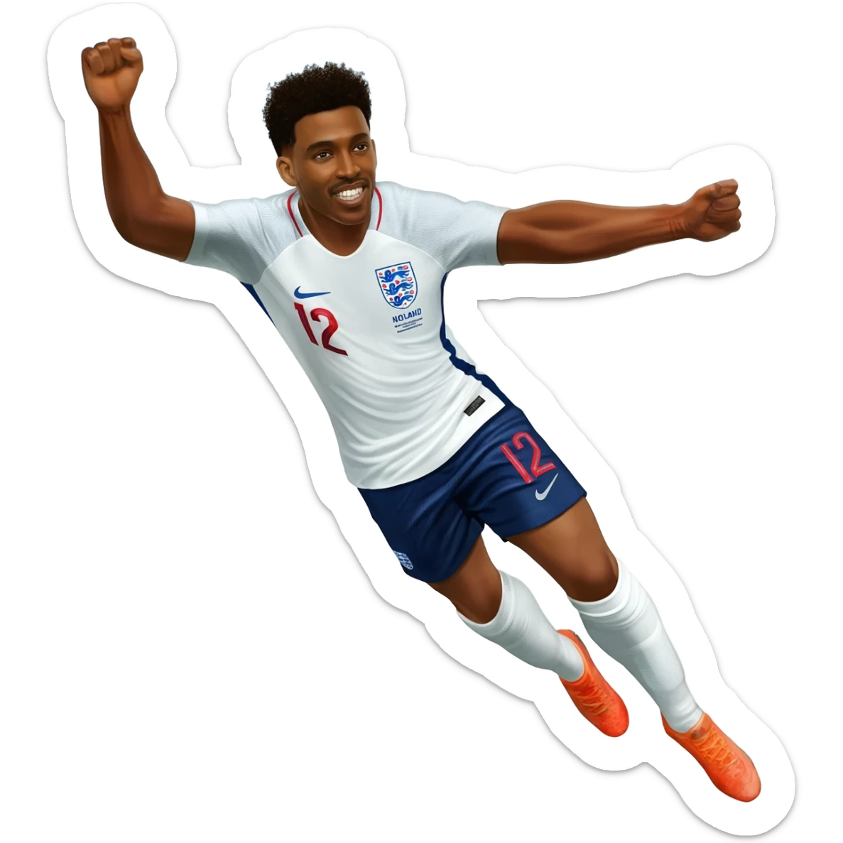 A foto de comemoração do Jesse lingard sticker