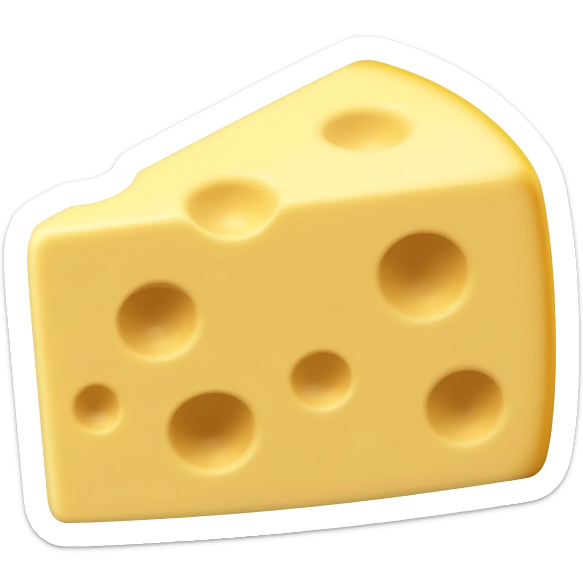 cheese slice sticker