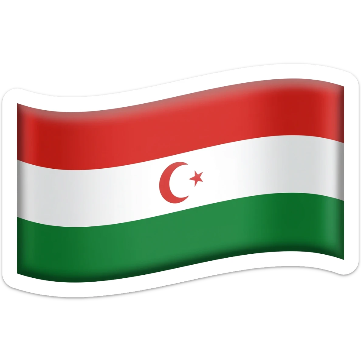 Çerkez bayrağı sticker